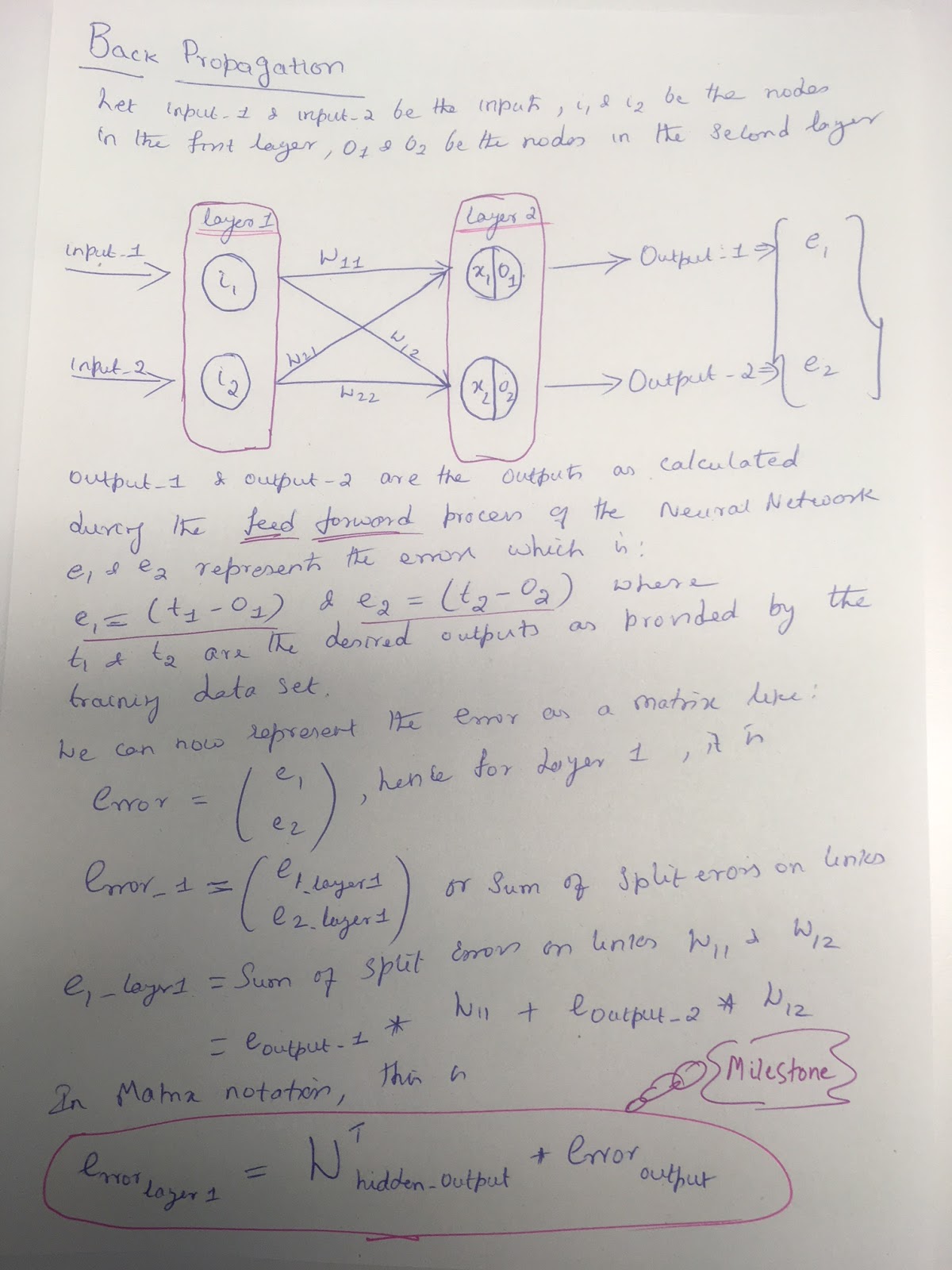 Feed Forward Neural Network